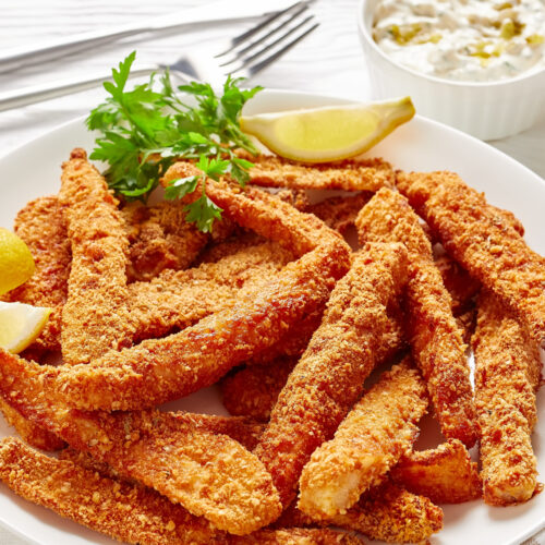 Weight Watchers Cornmeal Breaded Fish Fingers (Air Fryer)