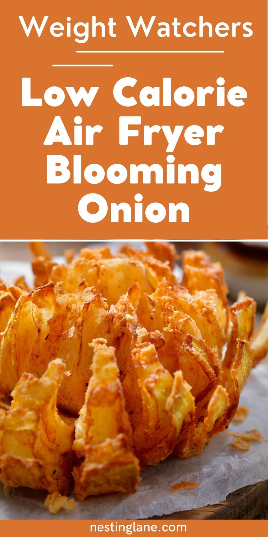Low Calorie Air Fryer Blooming Onion - Nesting Lane