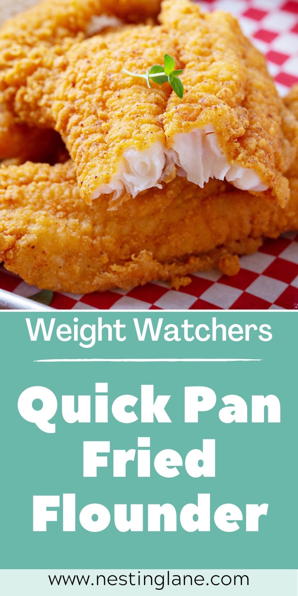Weight Watchers Quick Flounder (Pan Fried) Nesting Lane