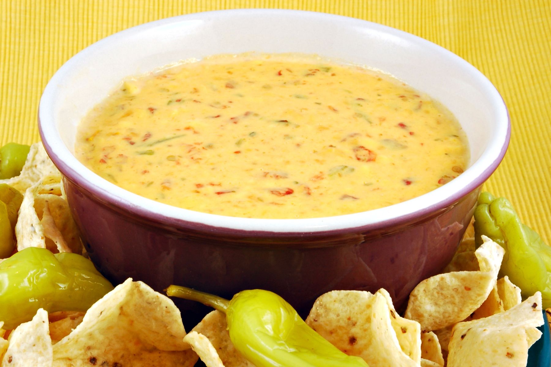 Weight Watchers Slow Cooker Chicken Nacho Dip in a dark bowl.