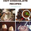 Graphic for Pinterest of 10 Weight Watchers Hot Chocolate Recipes.