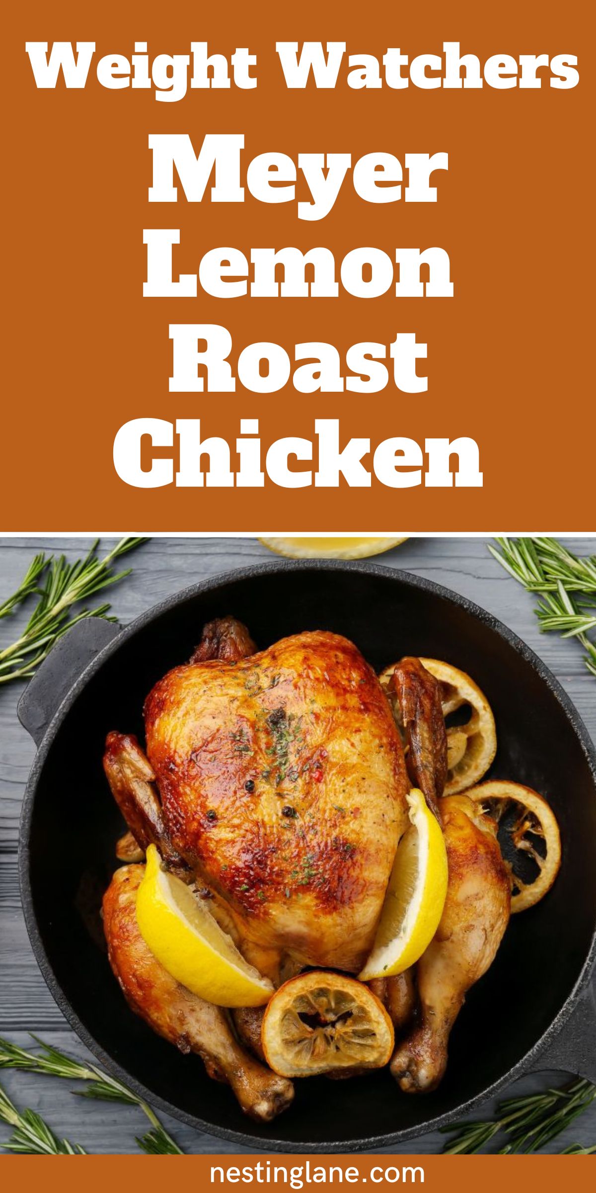 Weight Watchers Meyer Lemon Roast Chicken Recipe Graphic