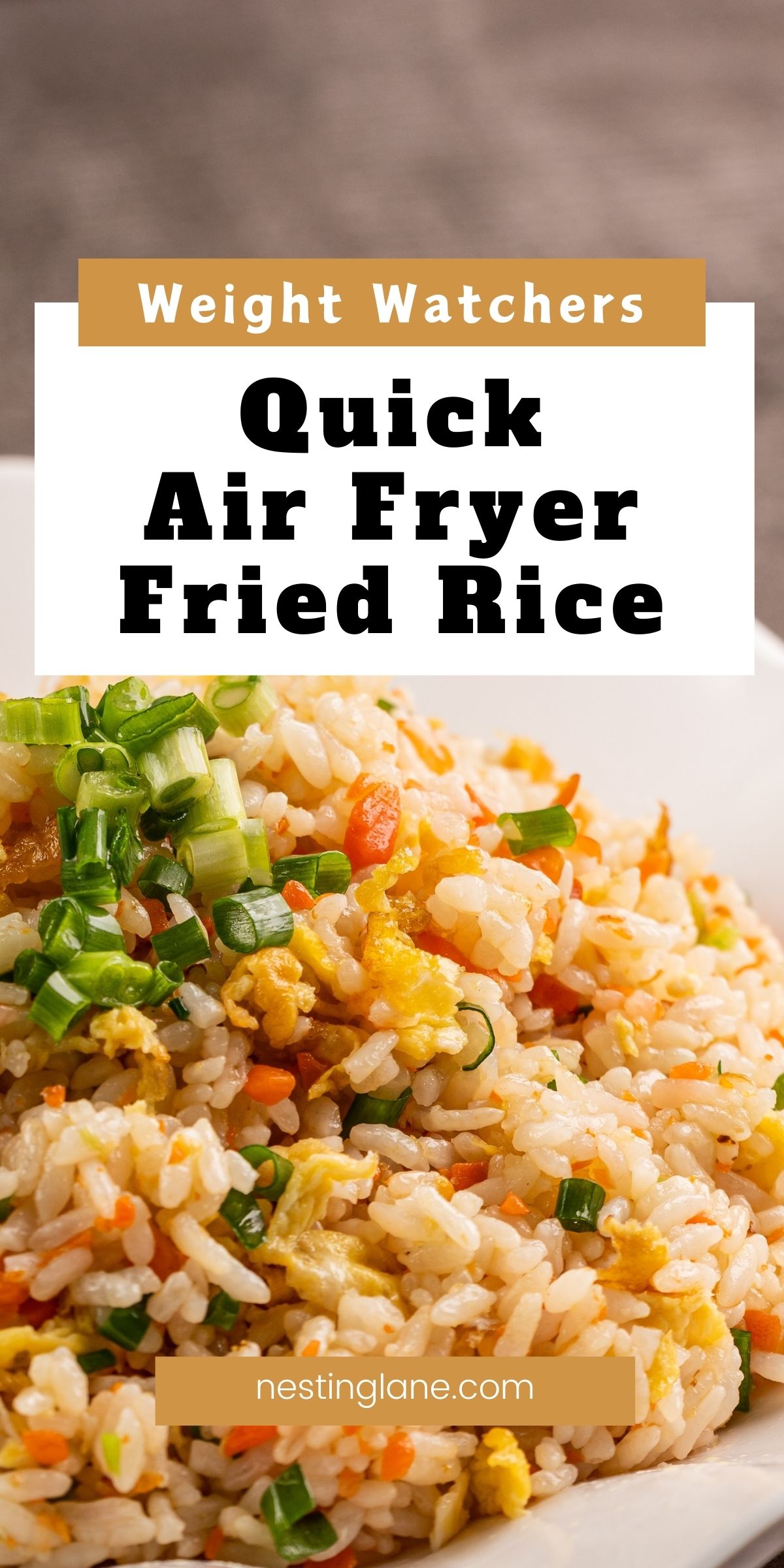 WW Quick Fried Rice (Air Fryer) Graphic.