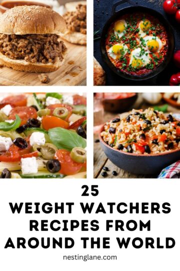 Weight Watchers Recipes From Around The World (World Cuisine) Graphic.