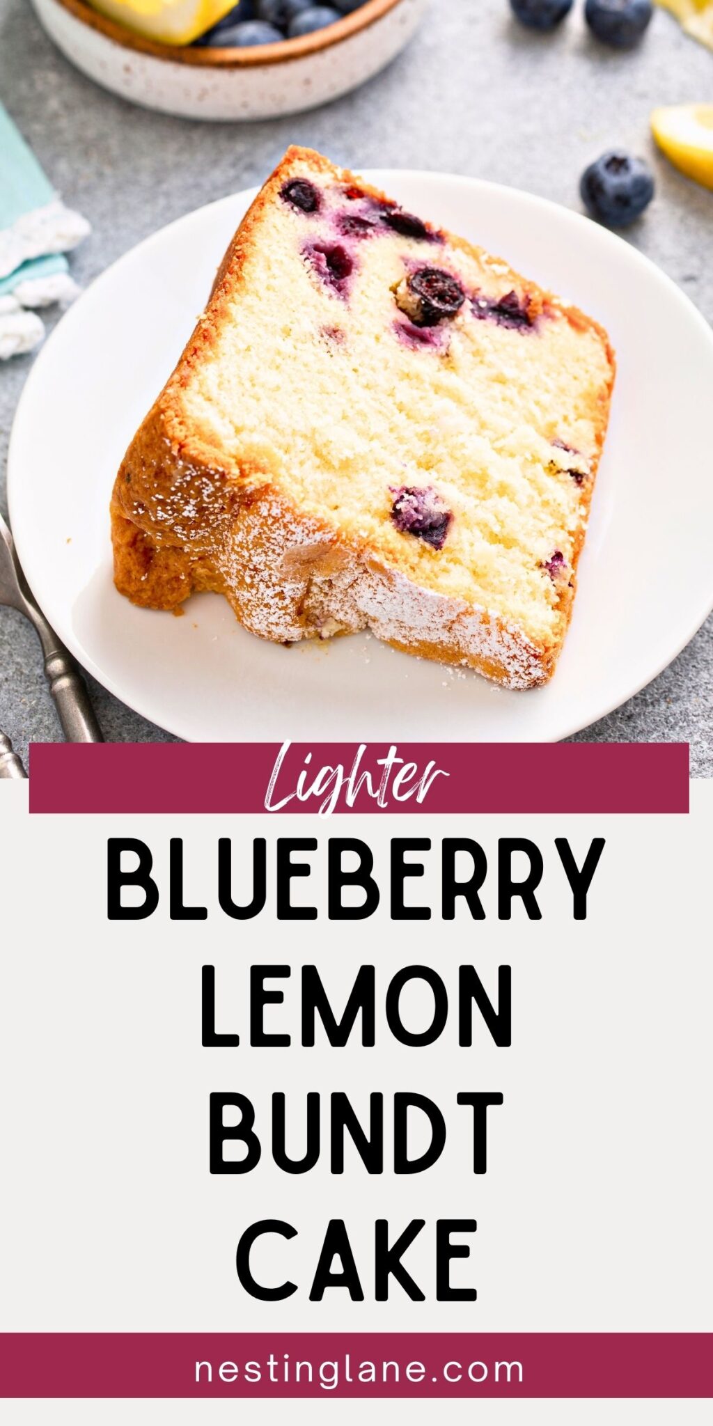 Blueberry Lemon Bundt Cake Nesting Lane