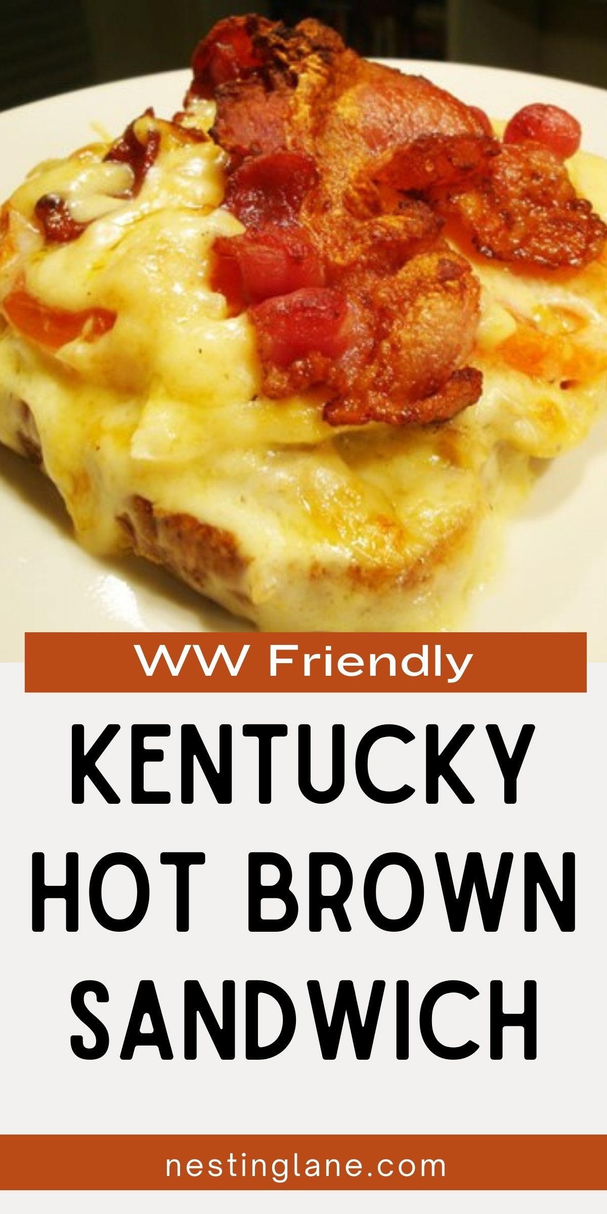 Kentucky Hot Brown Sandwich Graphic.