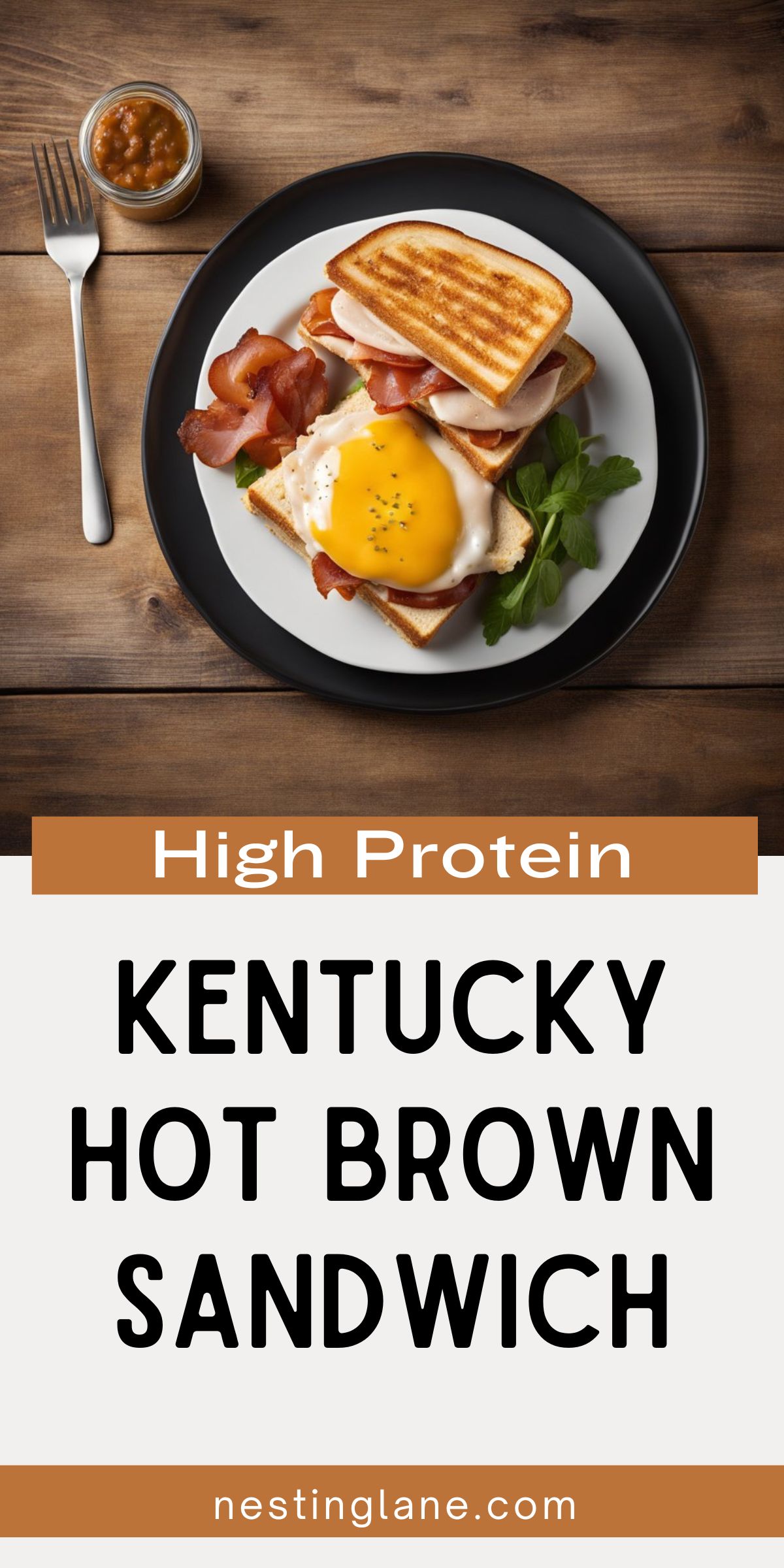 Kentucky Hot Brown Sandwich Graphic.
