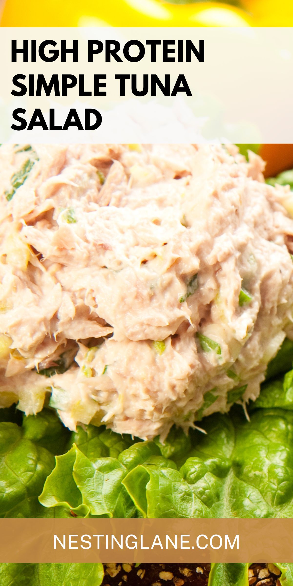 Simple Tuna Salad graphic.