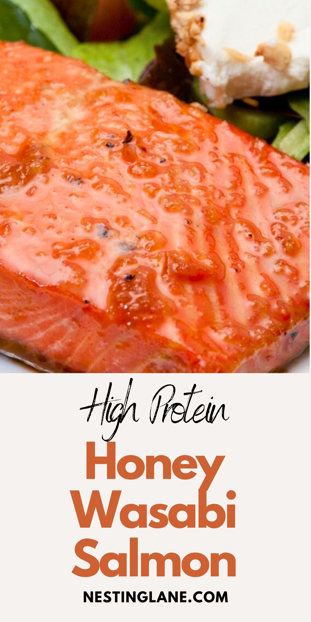 Honey Wasabi Salmon graphic.