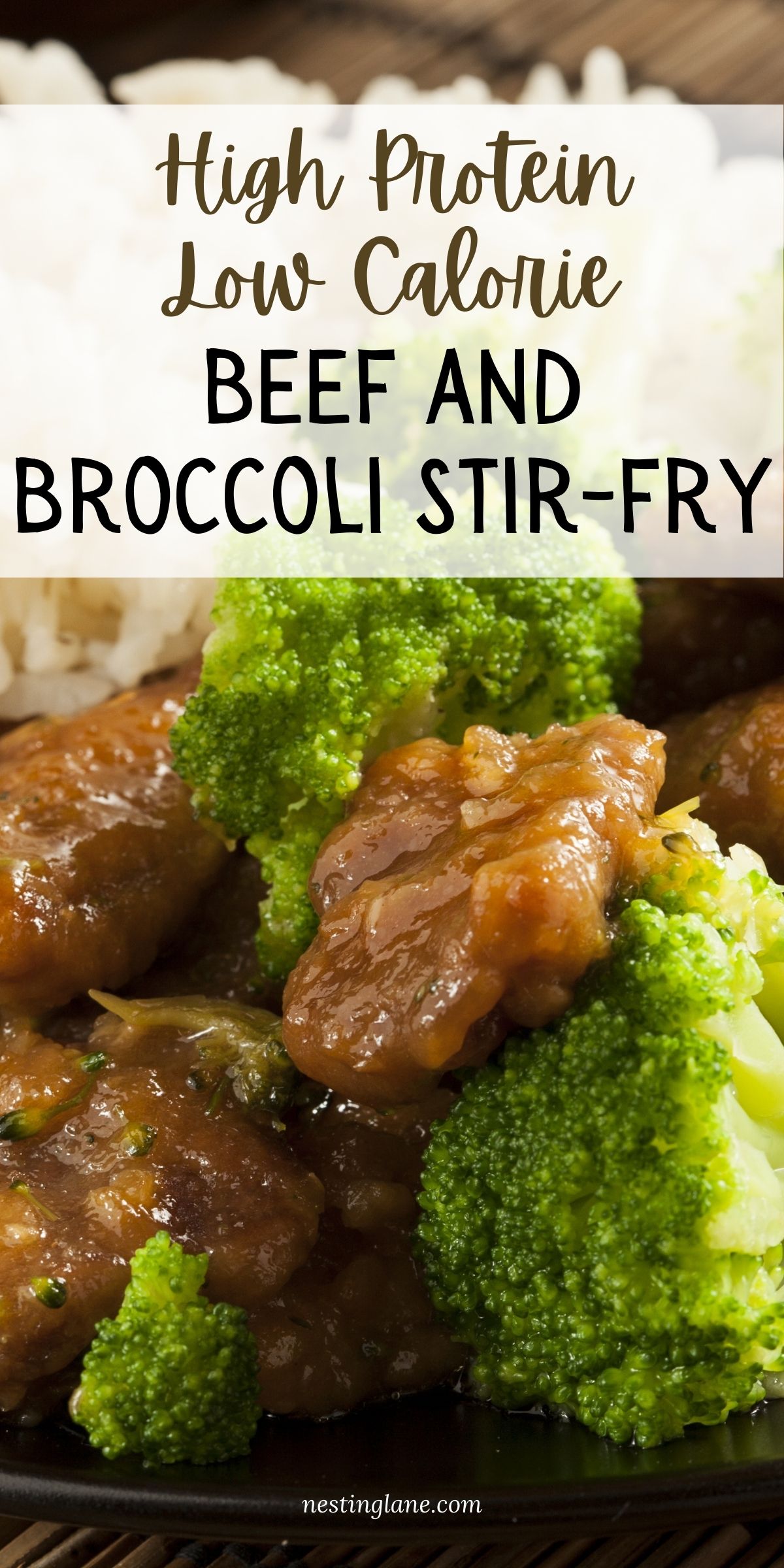 Healthy Beef and Broccoli Stir-fry graphic.