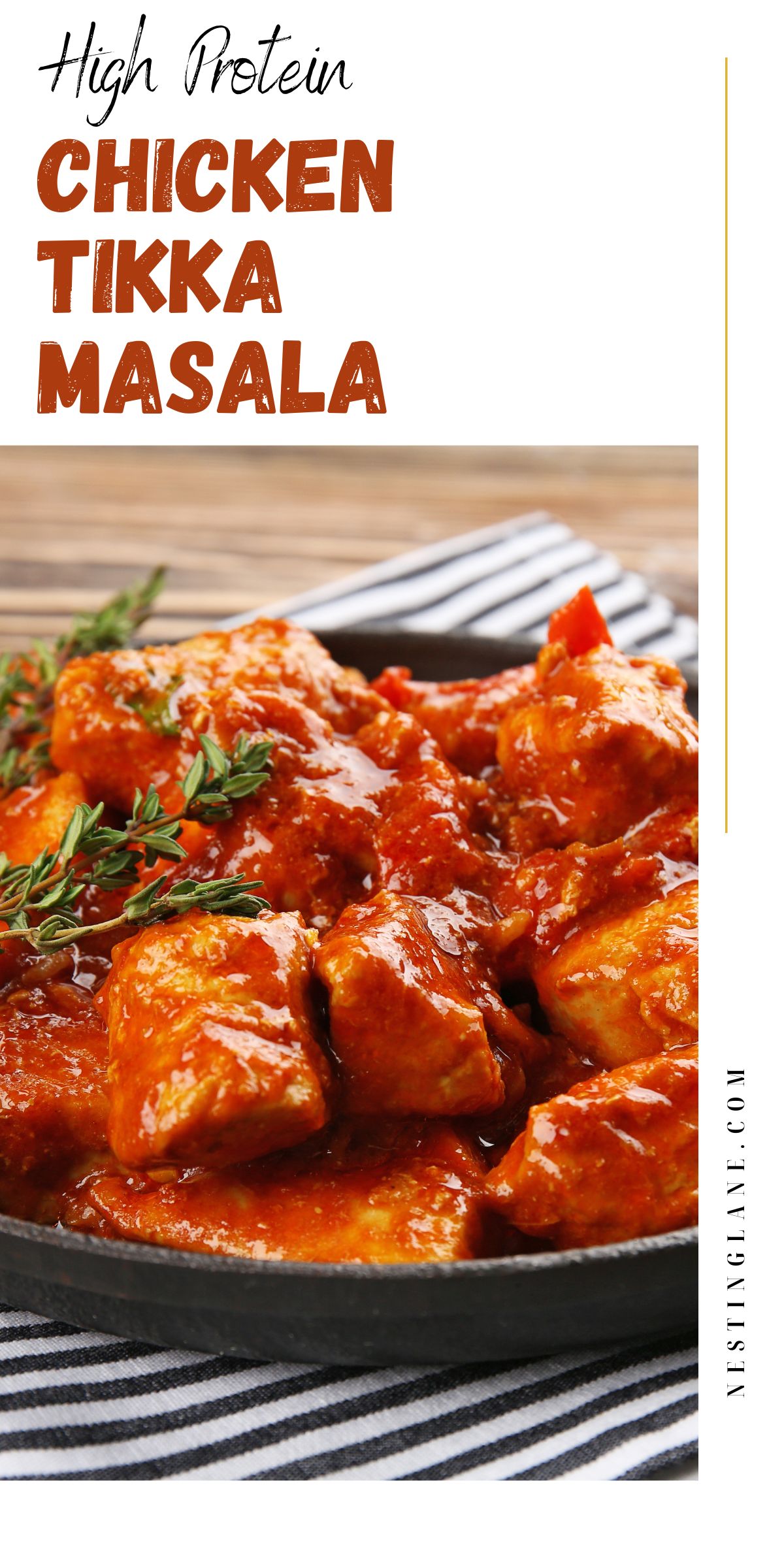 Crockpot Chicken Tikka Masala graphic.