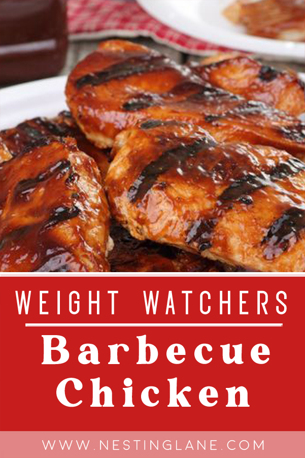 Weight Watchers Barbecue Chicken Recipe graphic.