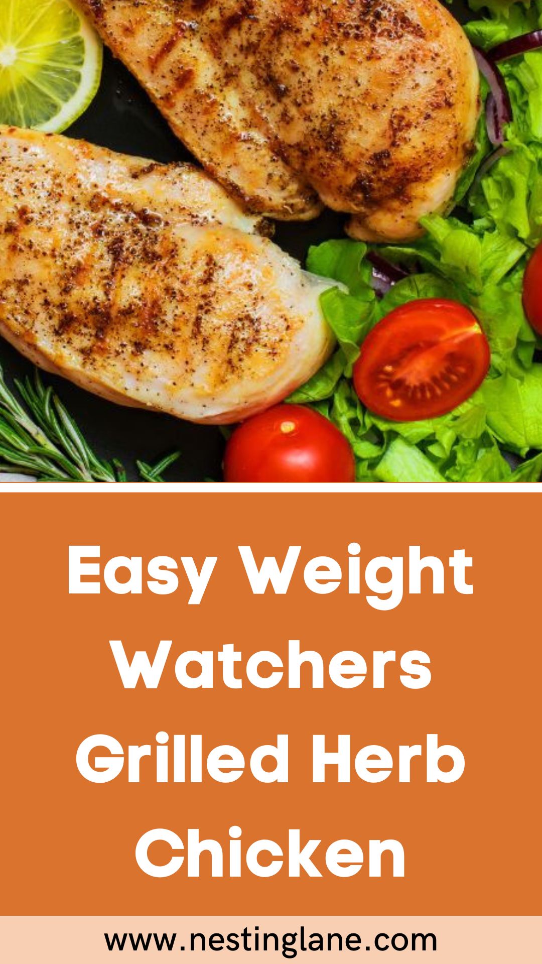 Grilled Herb Chicken graphic.