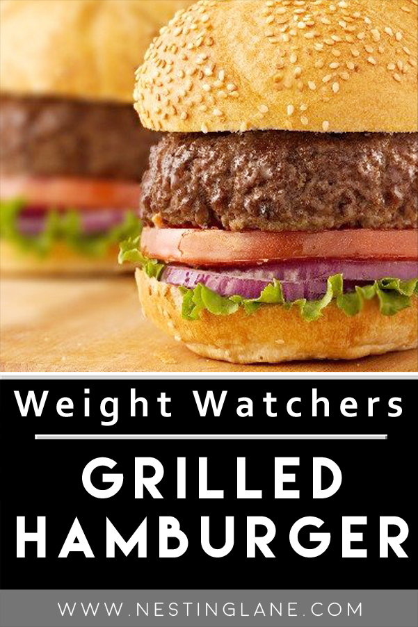 Grilled Hamburgers graphic.