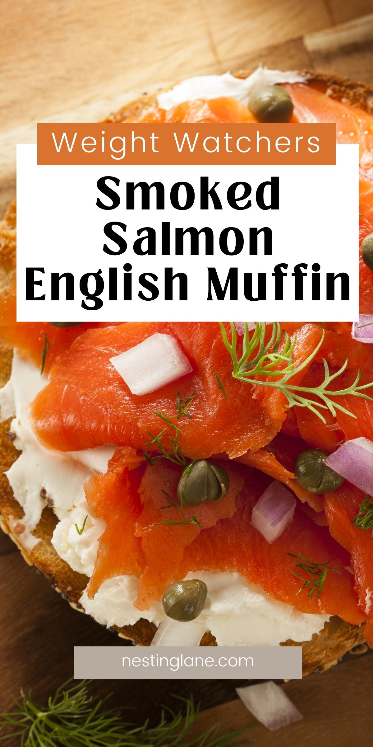 Smoked Salmon English Muffin graphic.