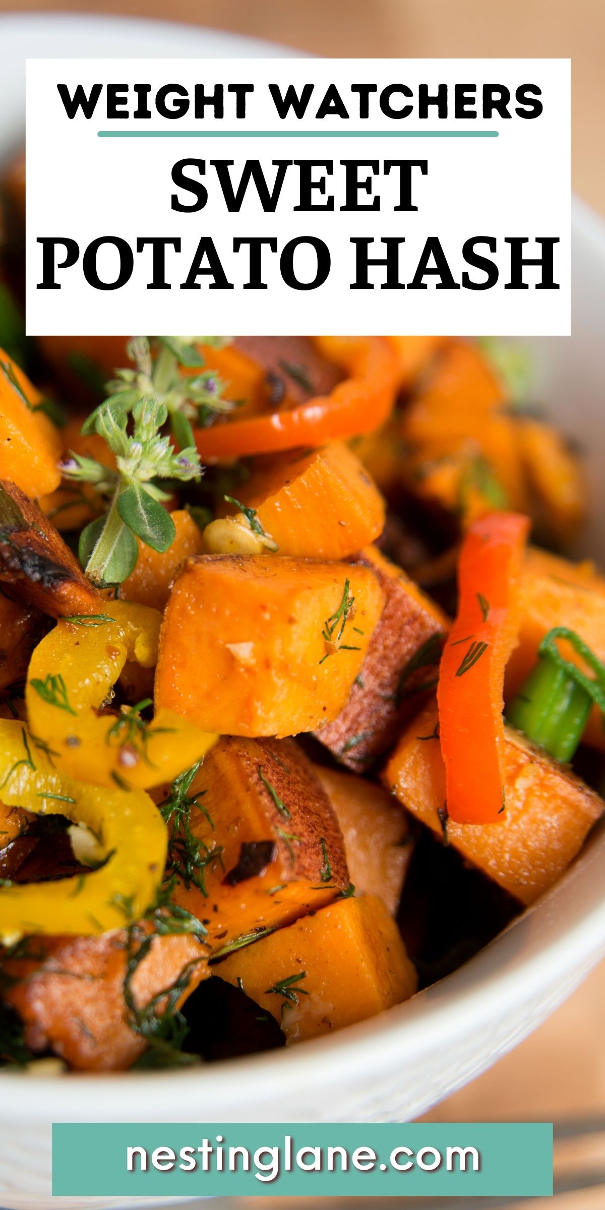 Sweet Potato Hash (Baked) graphic.