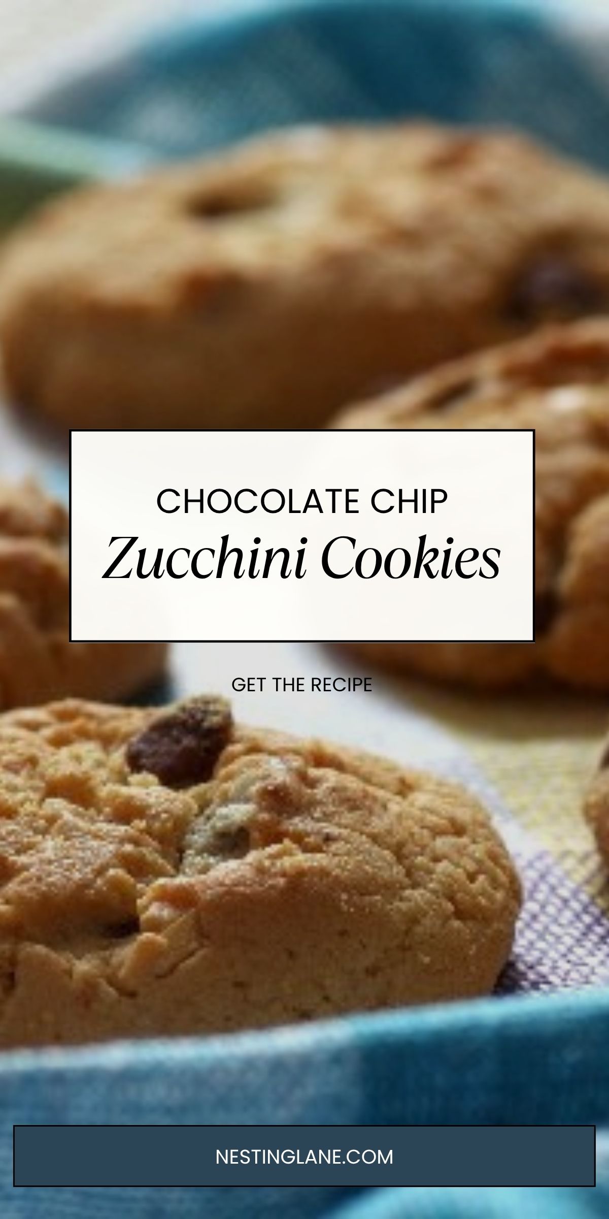 Chocolate Chip Zucchini Cookies graphic.