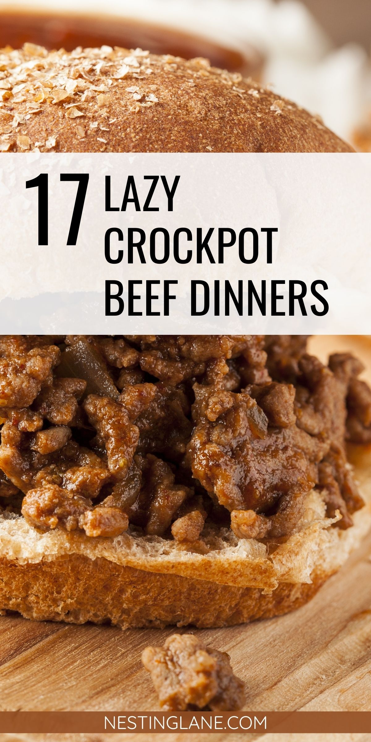 17 Lazy Crockpot Beef Dinners Graphic.
