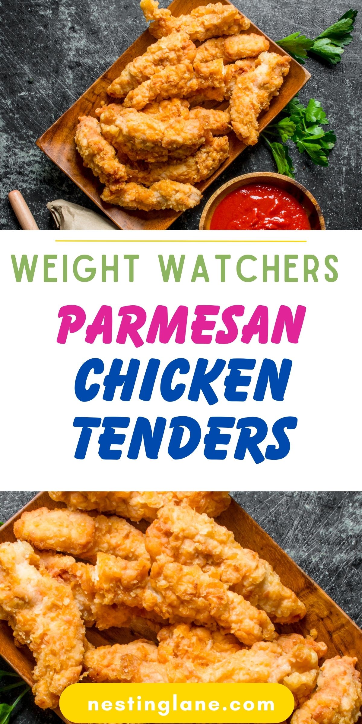 Parmesan Chicken Tenders graphic.
