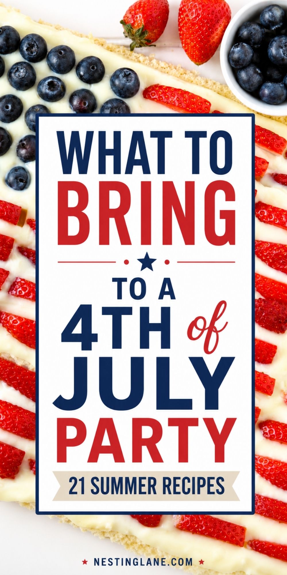 What to Bring to a 4th of July Party graphic.
