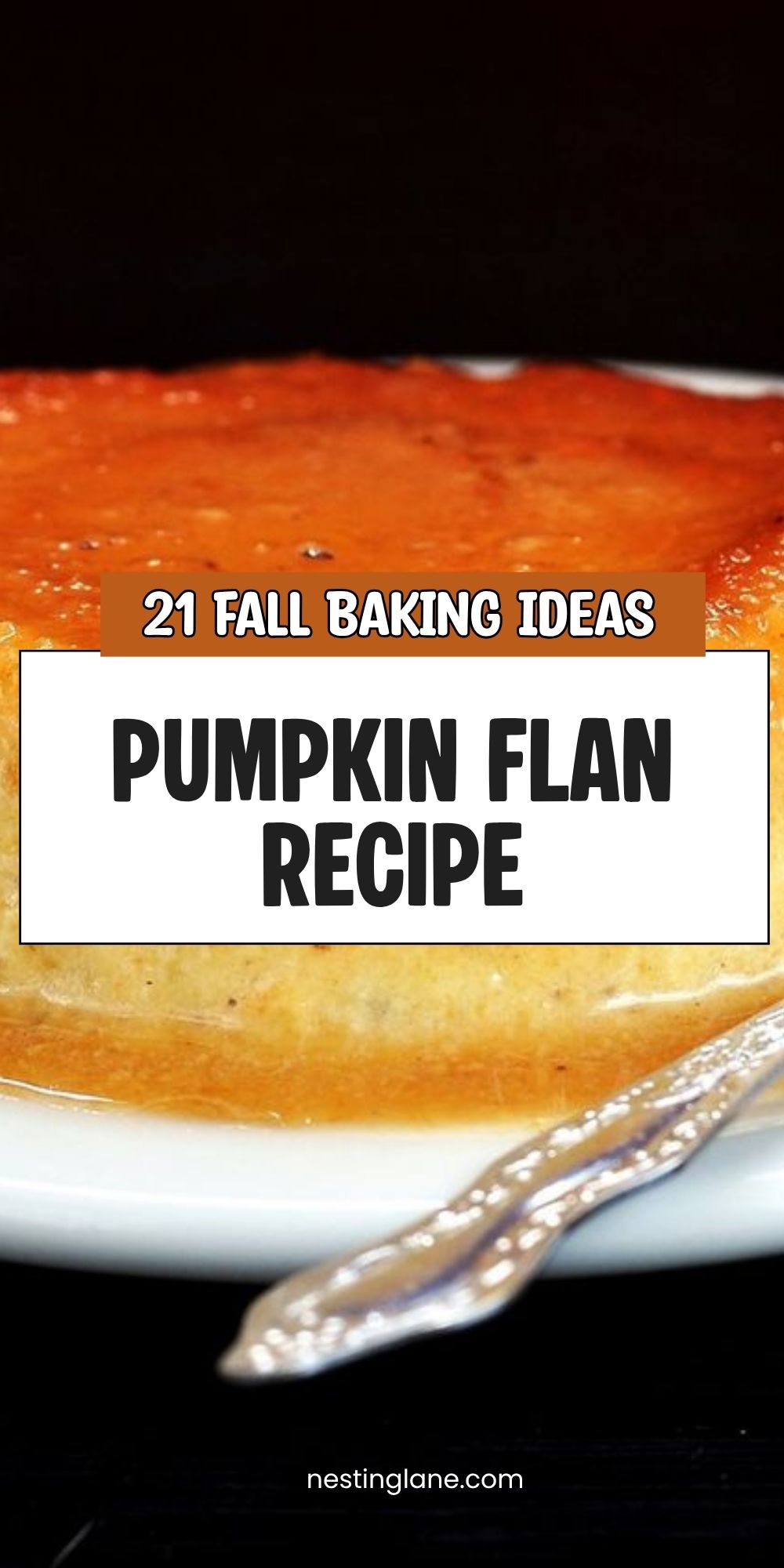 Pumpkin Flan graphic.