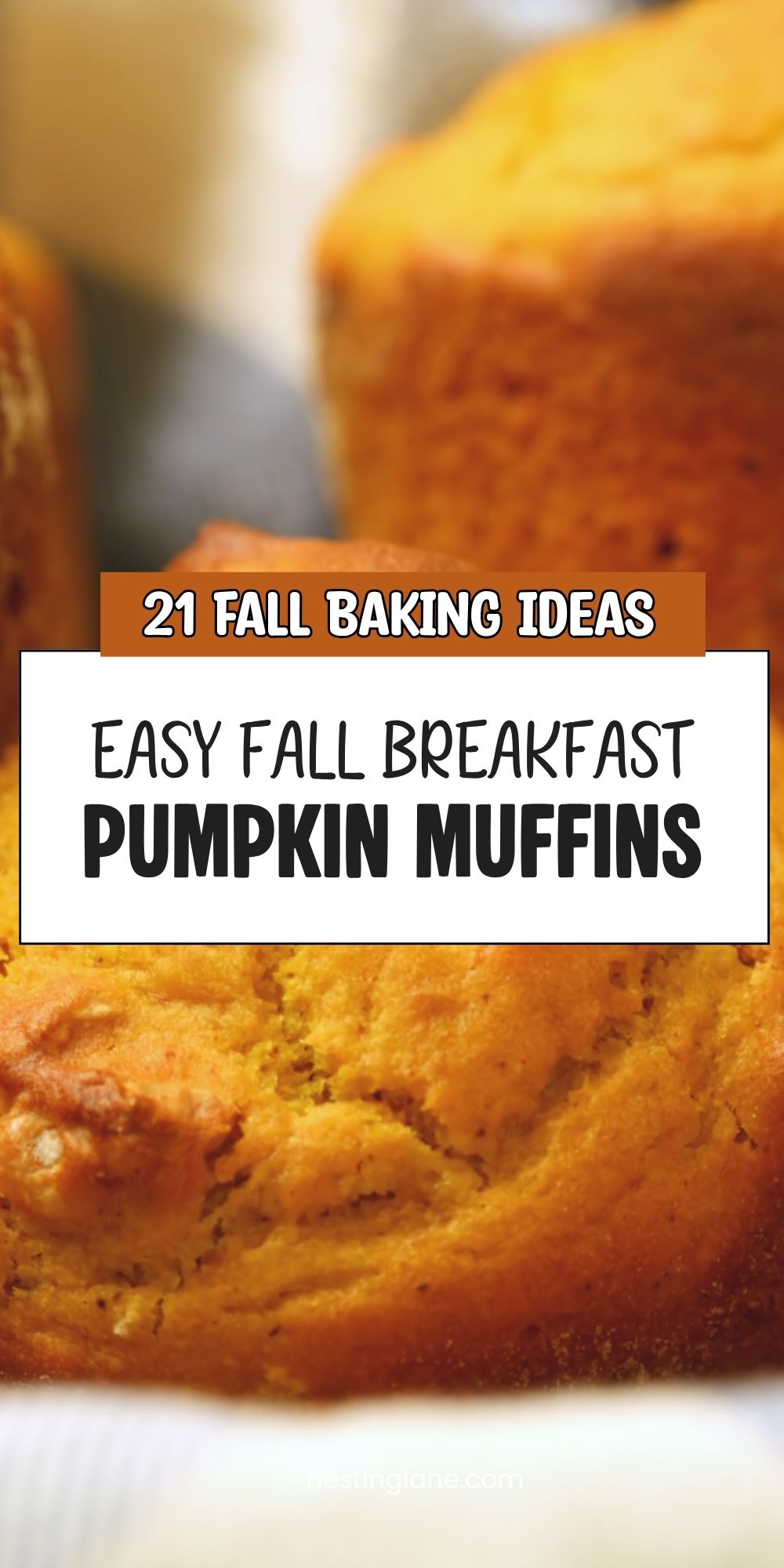 Easy Pumpkin Muffins graphic.
